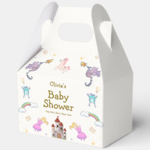 Schattige Princess Dragon Unicorn Baby shower