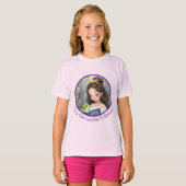 Schattige Princess & Frog Sprookje T-shirt (Voorkant volledig)