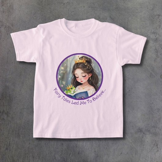 Schattige Princess & Frog Sprookje T-shirt