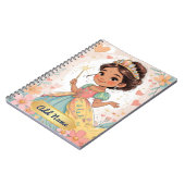 Schattige Princess Notitieboek – Naam toevoegen (Linkerzijde)