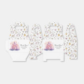 Schattige Prinses Kasteel Meisje Verjaardagsfeest Bedankdoosjes (Uitgevouwen)