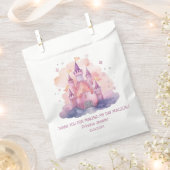 Schattige Prinses Kasteel Meisje Verjaardagsfeest Bedankzakje (Geknipt)