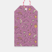 Schattige Prinses Kasteel Meisje Verjaardagsfeest Cadeaulabel (Achterkant)