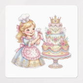 Schattige Prinses' Labels (Design 1)