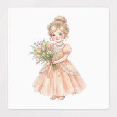 Schattige Prinses' Labels (Design 1)