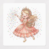 Schattige Prinses' Labels (Design 2)