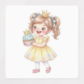 Schattige Prinses' Labels (Design 1)