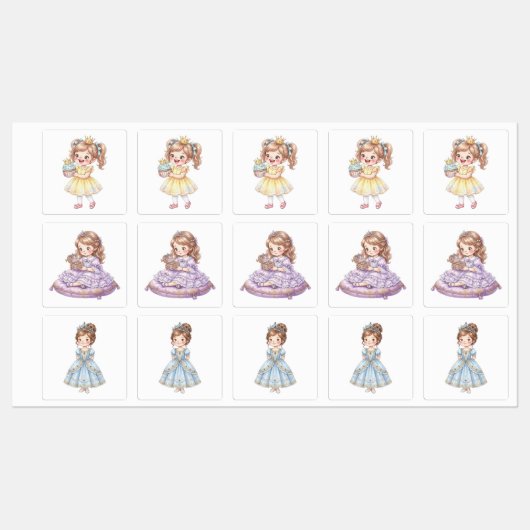 Schattige Prinses' Labels (Vel)