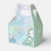 Schattige Prinses sprookje Verjaardag Bedankdoosjes (Voorkant Zijde)