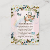 Schattige proefversie van het Baby-gedicht QR-code Informatiekaartje (Voorkant)