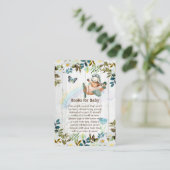 Schattige proefversie van het Baby-gedicht QR-code Informatiekaartje (Staand voorkant)