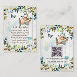 Schattige proefversie van het Baby-gedicht QR-code Informatiekaartje