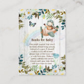 Schattige proefversie van het Baby-gedicht QR-code Informatiekaartje (Voorkant)