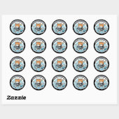 Schattige programmeur kat code laptop sticker | Gr (Vel)