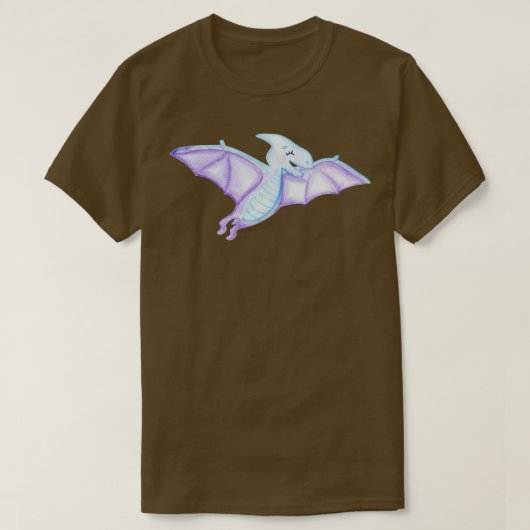 Schattige pterodactyl t-shirt (Design voorkant)