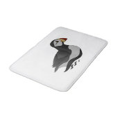 Schattige Puffin Swimming Cartoon Badmat (Gekanteld)