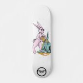 Schattige puffy Honey Bunny Persoonlijk Skateboard (Voorkant)