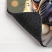 Schattige Pug Close-up | Cute Hond Muismat (Hoek)