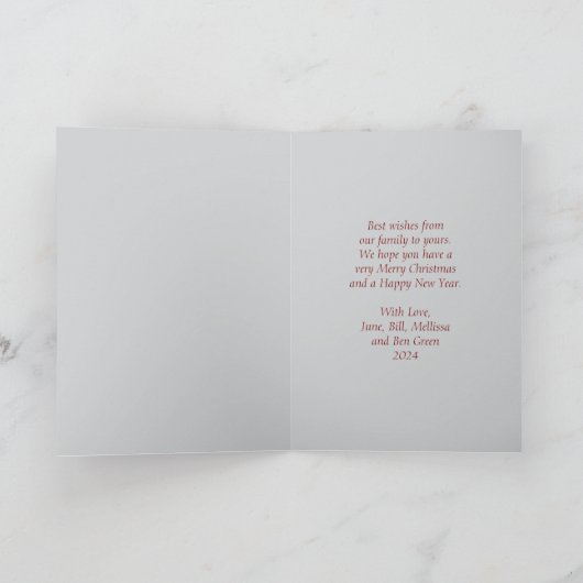 Schattige Pug Dog Christmas Kaart (Binnen)