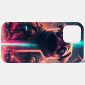 Schattige Pug in futuristisch robotkostuum Case-Mate iPhone Case (Achterkant (horizontaal))