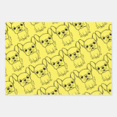 Schattige Pug Inpakpapier Vel (Voorkant)