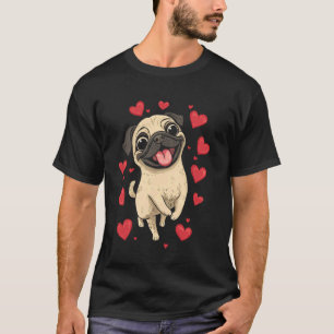 Schattige Pug Jongeren T-shirt