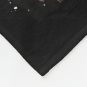 Schattige Pug Kerst Fleece Deken (Hoek)