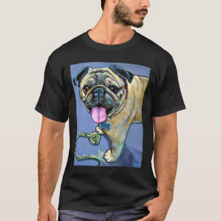 Schattige PUG met Speelgoed Klassiek 670 T-shirt