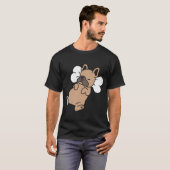 Schattige Pug Muts Sweater T-shirt (Voorkant volledig)