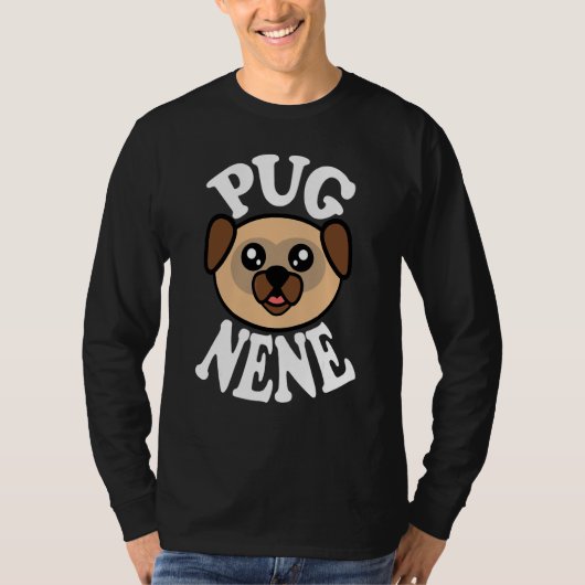Schattige Pug Nene T-shirt (Voorkant)