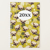Schattige Pug Planner Notitieboek (Voorkant)