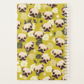 Schattige Pug Planner Notitieboek (Achterkant)