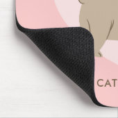 Schattige Pug Puppy gepersonaliseerd Muismat (Hoek)