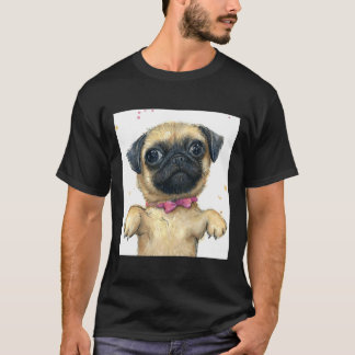 Schattige Pug Puppy Klassieker  175 T-shirt
