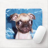 Schattige Pug Puppy Mousepad Muismat (Met muis)