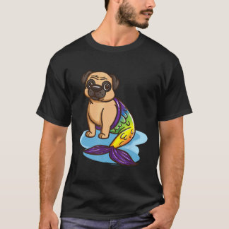 Schattige Pug Puppymeterman Hondenliefhebber Cadea T-shirt