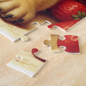 Schattige Pug schilderij Legpuzzel (Zijkant)