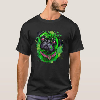 Schattige Pug St. Patrick's Day T-shirt