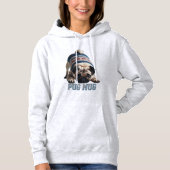 Schattige Pug - Wat een Mok! Hoodie (Voorkant)