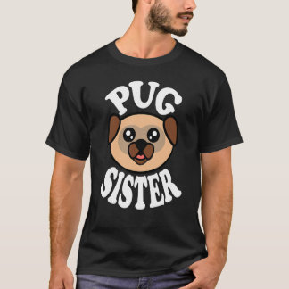 Schattige Pug Zus T-shirt