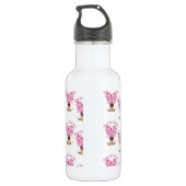 Schattige puggen voor zuivere objecten waterfles (Achterkant)