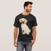 Schattige Puggle Hond T-shirt (Voorkant volledig)
