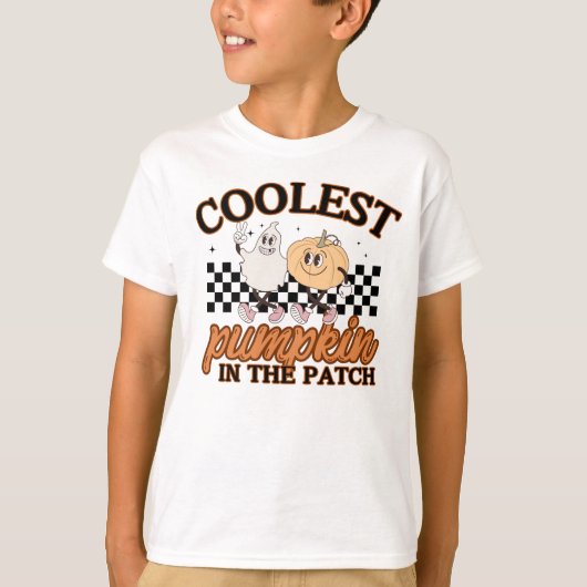 Schattige Pumpkin Patch Grafisch T-shirt (Voorkant)