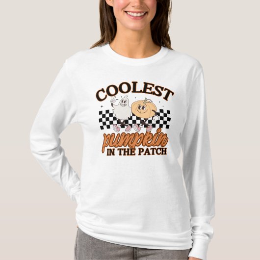 Schattige Pumpkin Patch Grafisch T-shirt (Voorkant)