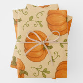 Schattige Pumpkin Pattern Wrapping Paper - Hallowe (In situ)