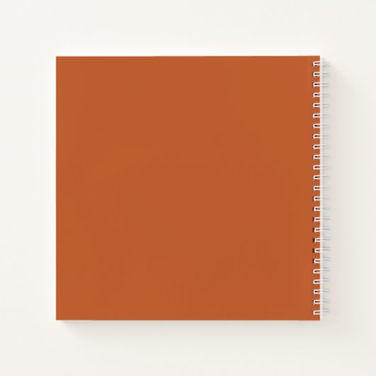 Schattige Pumpkin Waterverf Baby shower Gastenboek Notitieboek (Achterkant)