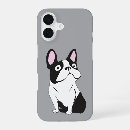 Schattige pup iPhone 16 hoesje (Achterkant)