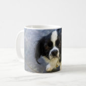 schattige pup koffiemok (Voorkant links)
