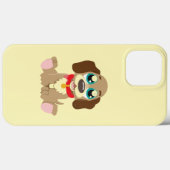 Schattige Pup Met Mooie Ogen Case-Mate iPhone Case (Achterkant (horizontaal))