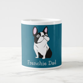 Schattige Pup, middel donkerblauw Grote Koffiekop